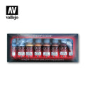 Vallejo AV72303 Game Colour Metallic colours 8 Colour Set (8938342973677)
