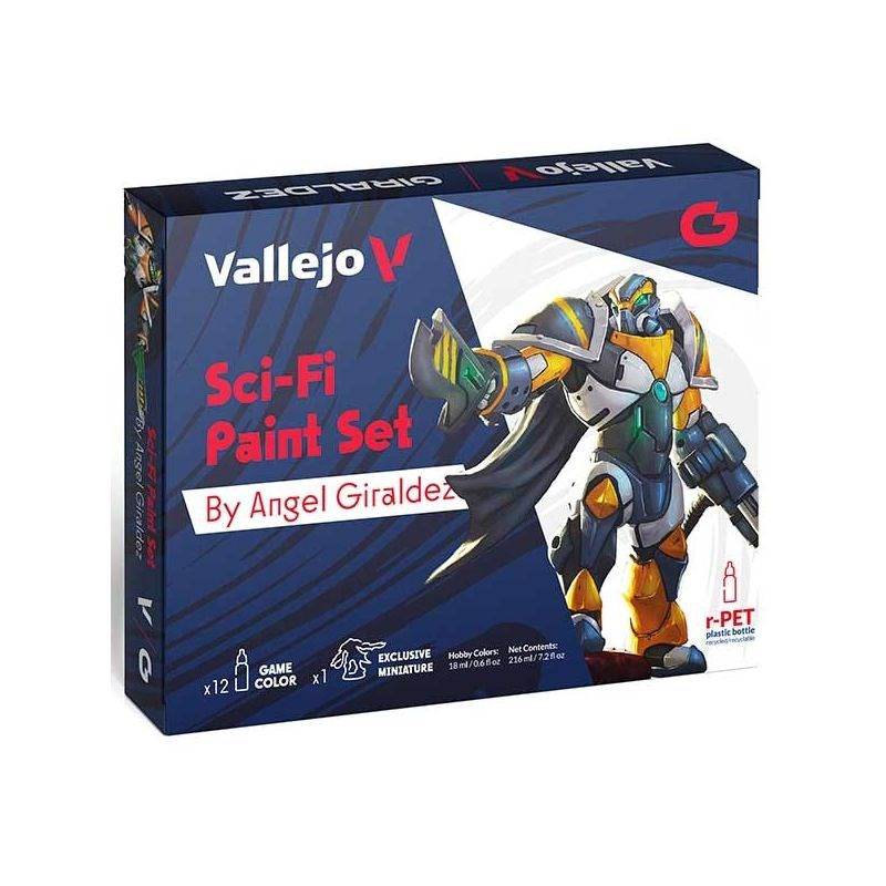 Vallejo AV72313 Game Colour Sci-Fi Paint Set by Angel Giraldez (8938343104749)