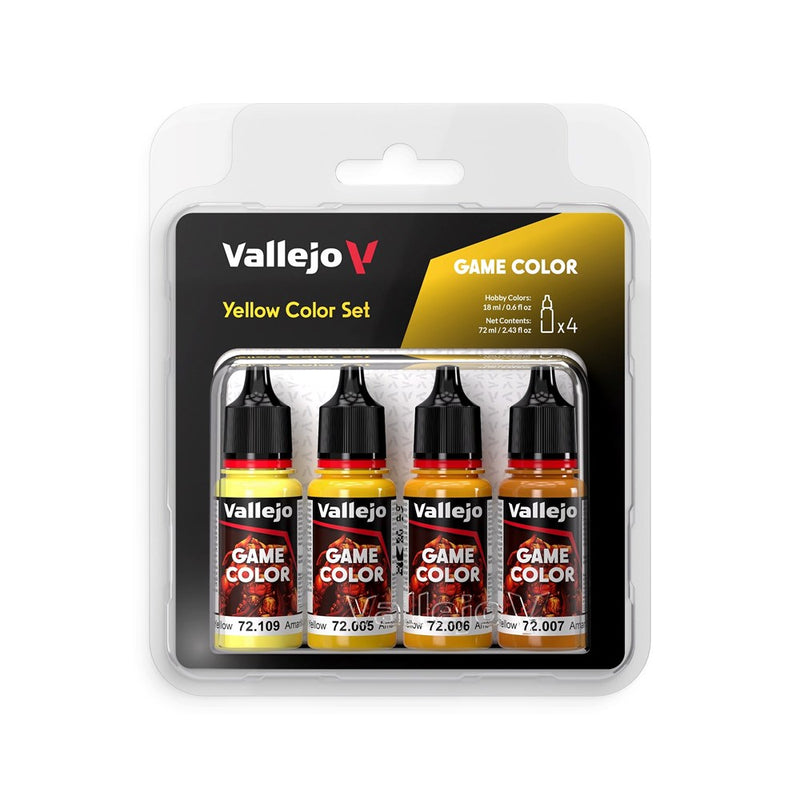 Vallejo AV72378 Game Colour Yellow Color Set