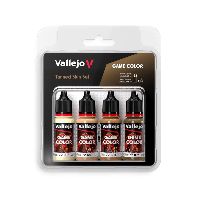 Vallejo AV72380 Game Colour Tanned Skin Set