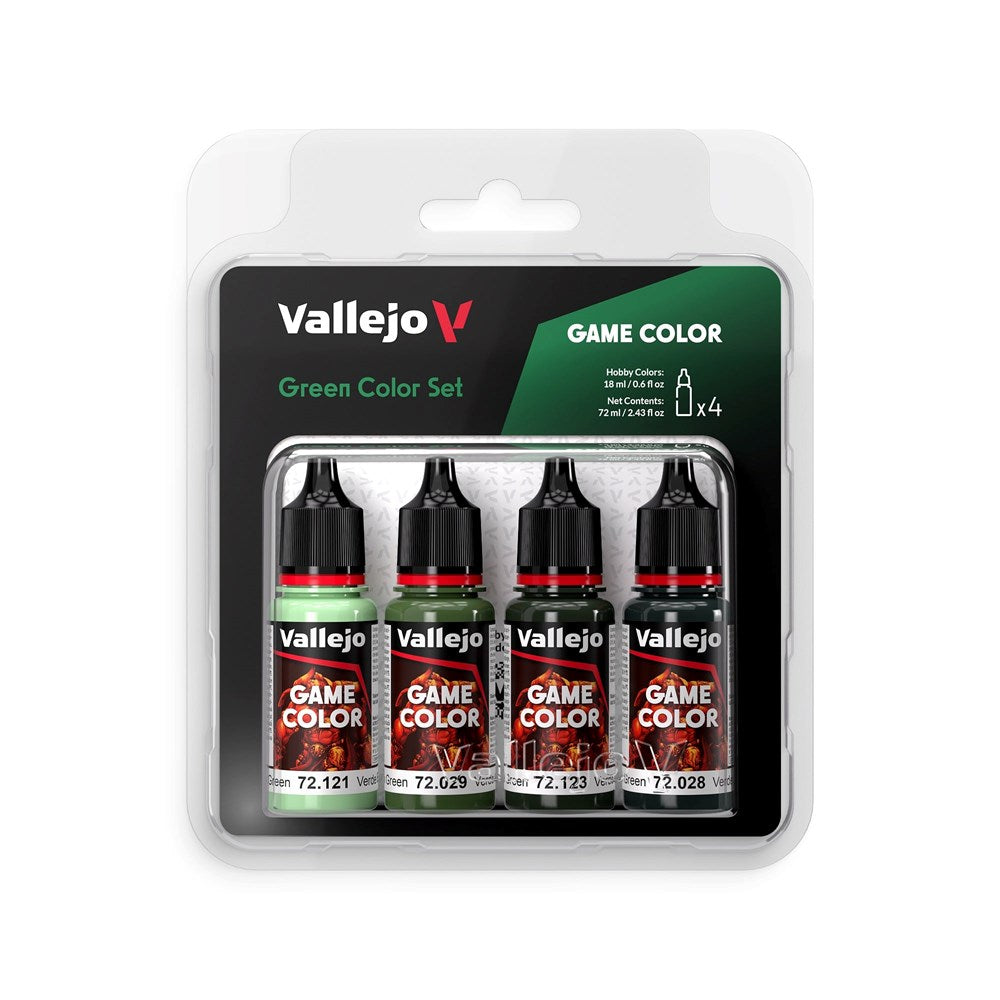 Vallejo AV72384 Game Colour Green Color Set (8938343825645)
