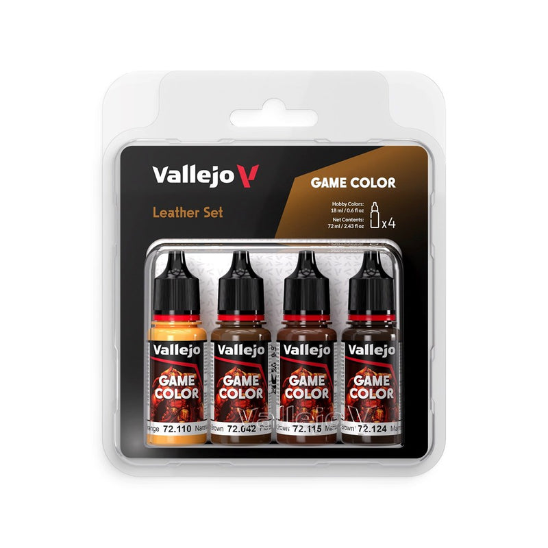 Vallejo AV72385 Game Colour Leather Set