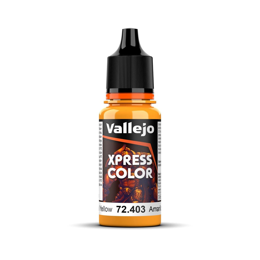 Vallejo AV72403 Game Colour Xpress Colour Imperial Yellow 18ml (8938344022253)