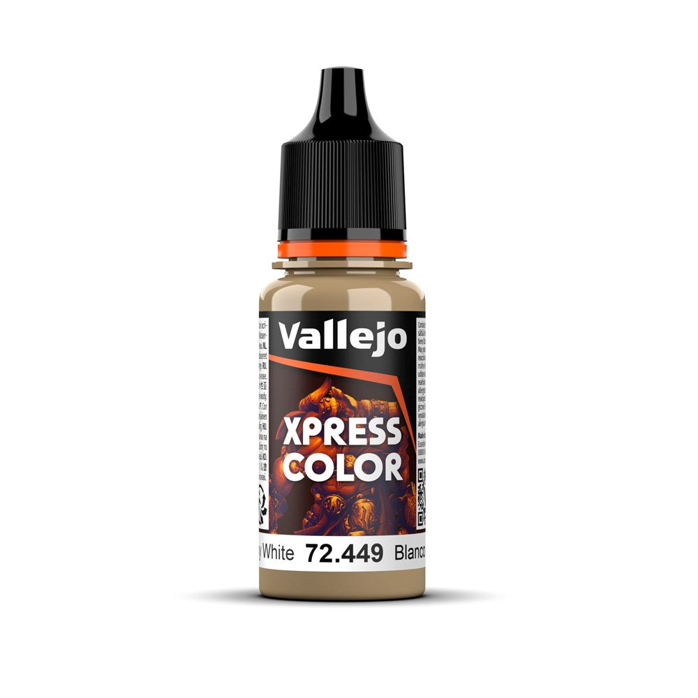 Vallejo AV72449 Game Colour Xpress Colour Mummy White 18ml (8938345791725)