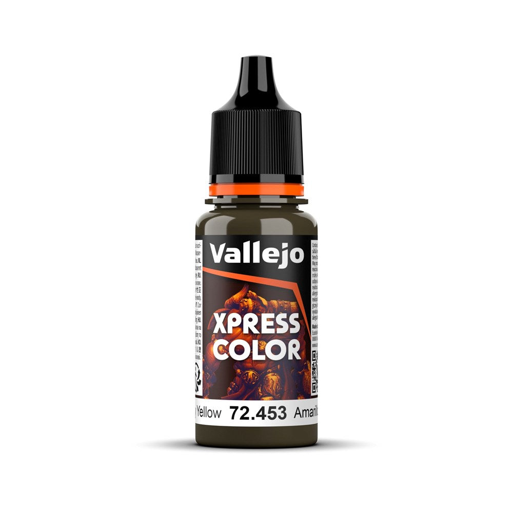 Vallejo AV72453 Game Colour Xpress Colour Military Yellow 18ml (8938346053869)