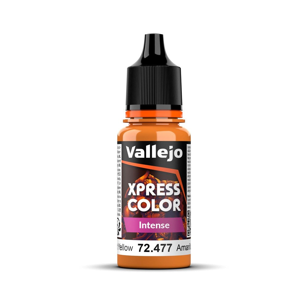 Vallejo AV72477 Game Colour Xpress Colour Intense Dreadnought Yellow 18ml (8938348282093)