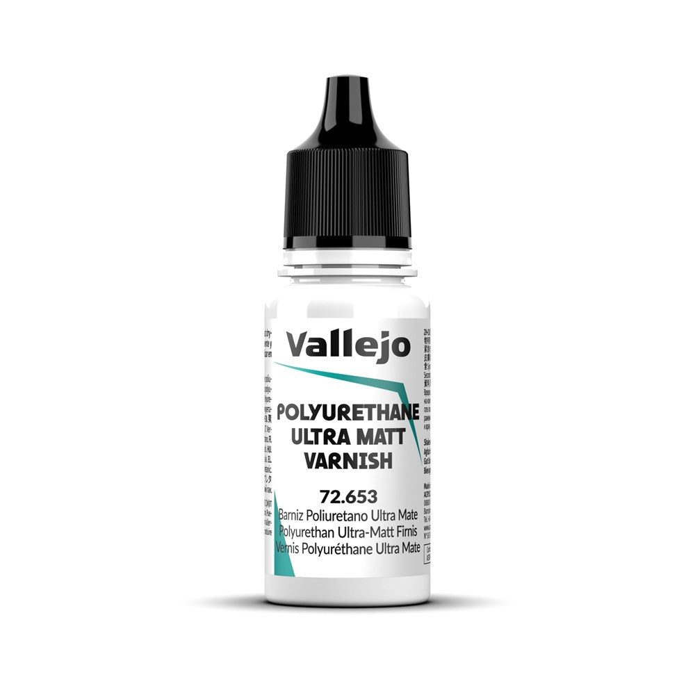 Vallejo AV72653 Game Colour Polyurethane Ultra Matt Varnish 18ml (8938351657197)
