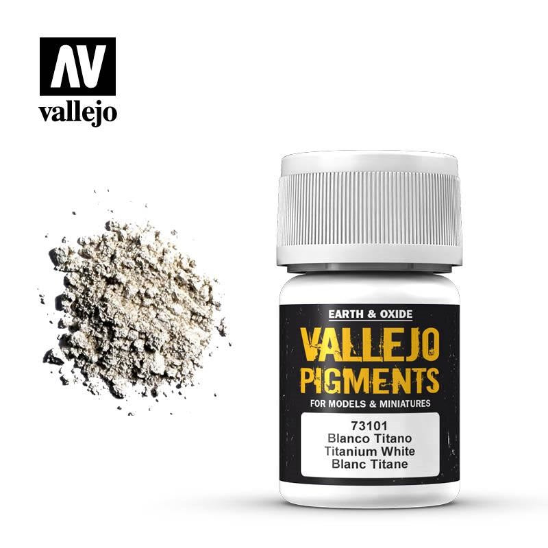 Vallejo AV73101 Pigments Titanium White 30 ml (8938352410861)