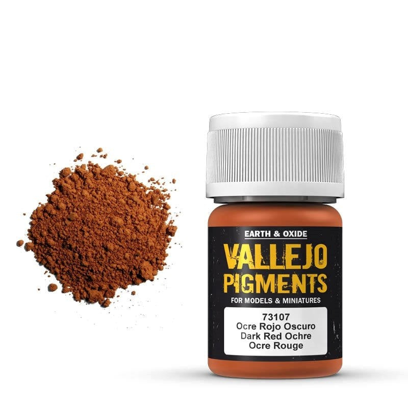 Vallejo AV73107 Pigments Dark Red Ochre 30 ml (8938353131757)