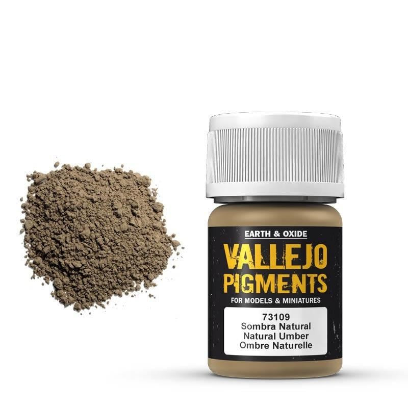 Vallejo AV73109 Pigments Natural Umber 30 ml