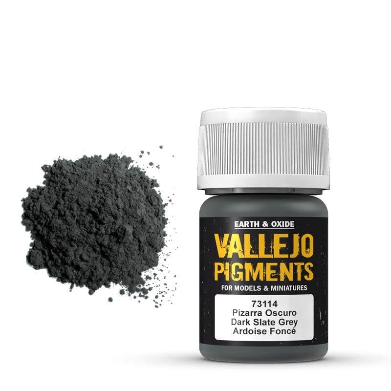 Vallejo AV73114 Pigments Dark Slate Grey 30 ml (8938353557741)