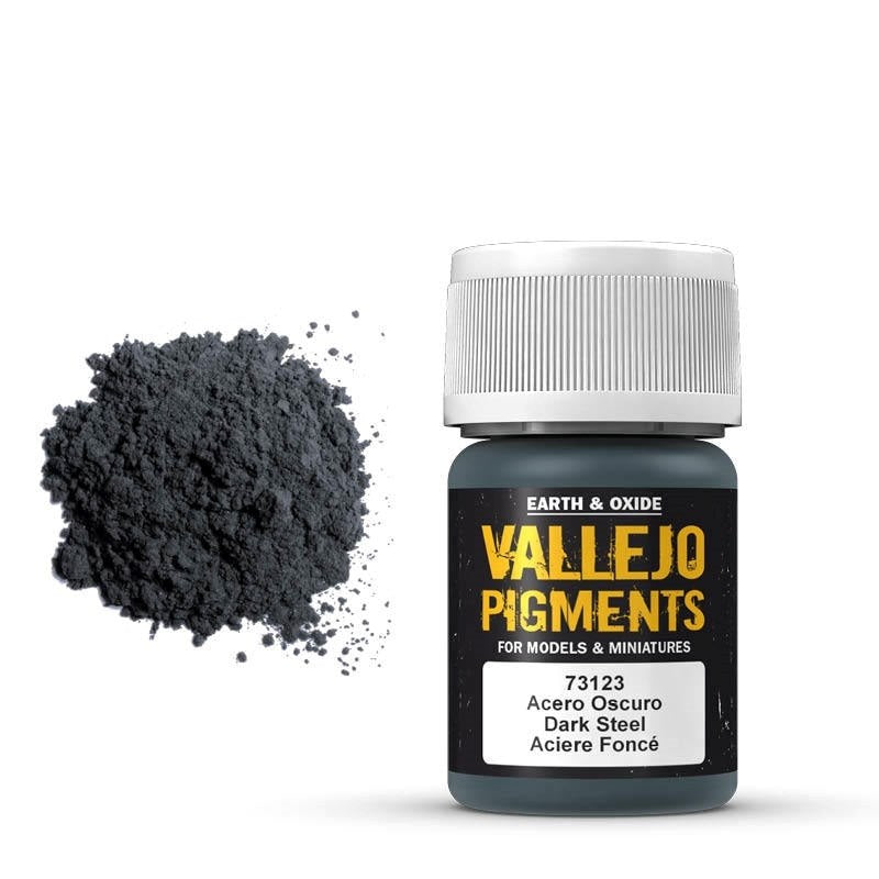 Vallejo AV73123 Pigments Dark Steel 30 ml (8938354376941)