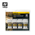 Vallejo AV73190 Pigments Set Dust & Dirt 35ml (8938354508013)