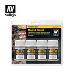 Vallejo Pigments Set Mud & Sand 35ml