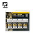 Vallejo AV73193 Pigments Set Soot & Ashes 35ml (8938354835693)