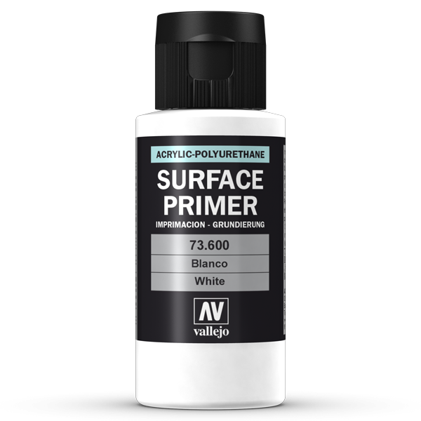 Vallejo AV73600 Surface Primer White 60 ml (8938356506861)