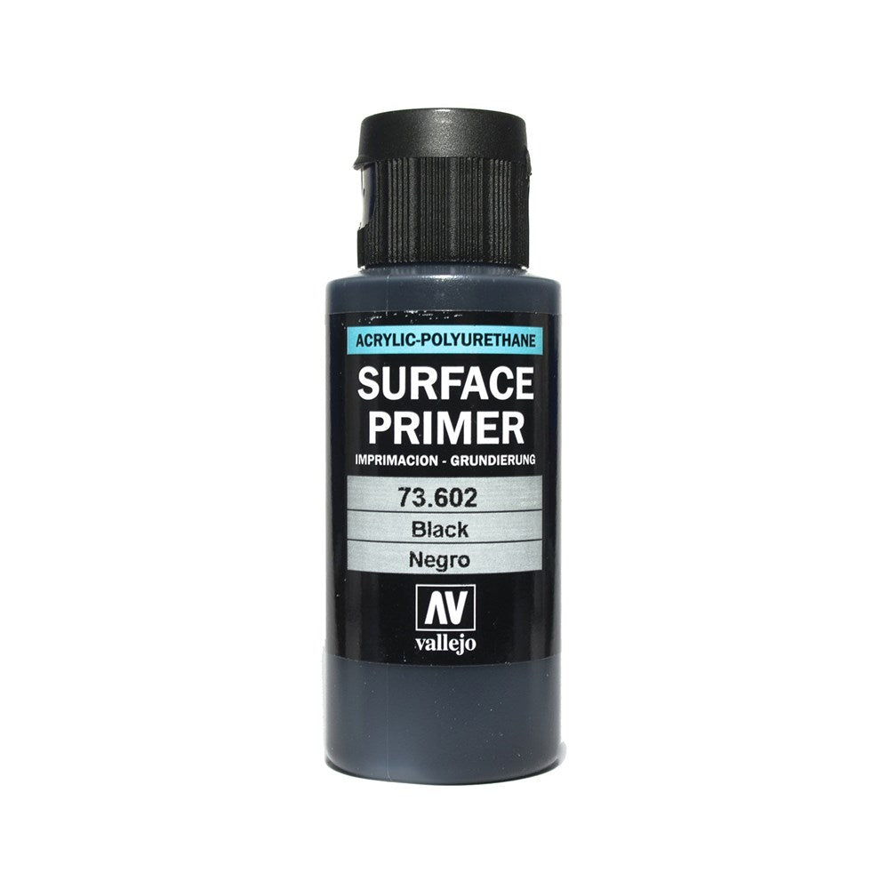 Vallejo AV73602 Surface Primer Black 60 ml (8938356670701)