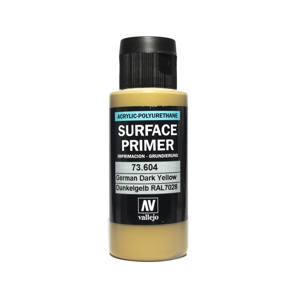 Vallejo AV73604 Surface Primer Ger Dark Yellow 60 ml (8938356834541)