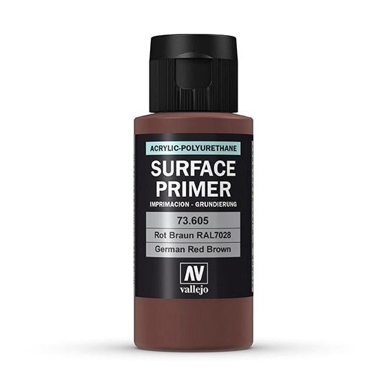 Vallejo AV73605 Surface Primer Ger Red Brown 60 ml (8938356900077)