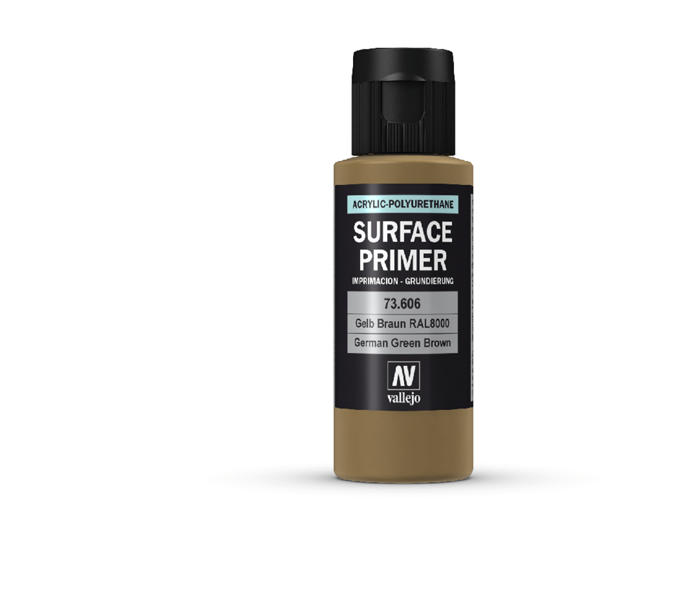 Vallejo AV73606 Surface Primer Ger Green Brown 60 ml (8938356998381)
