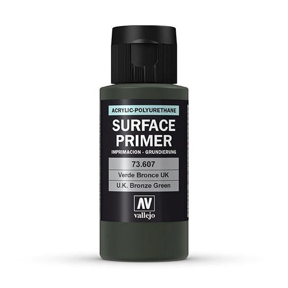 Vallejo AV73607 Surface Primer UK Bronze Green 60 ml (8938357063917)