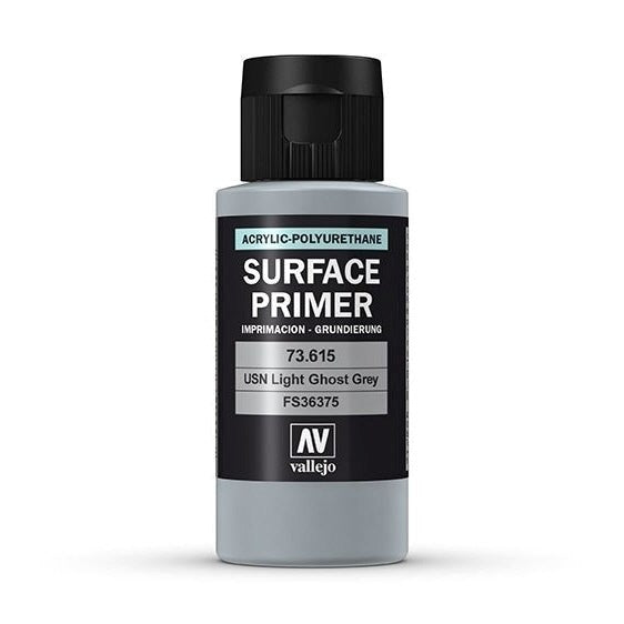 Vallejo AV73615 Surface Primer USN Light Ghost Grey 60 ml (8938357817581)