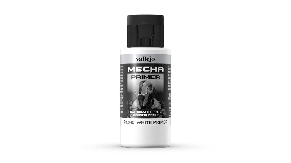 Vallejo AV73640 Mecha Colour White Primer 60ml (8938357883117)