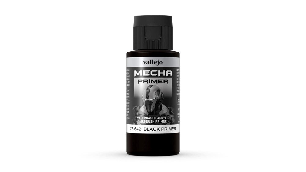 Vallejo AV73642 Mecha Colour Black Primer 60ml (8938358014189)