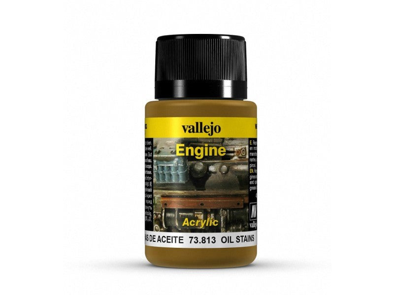 Vallejo AV73813 Weathering Effects Oil Stains 40 ml (8938359128301)