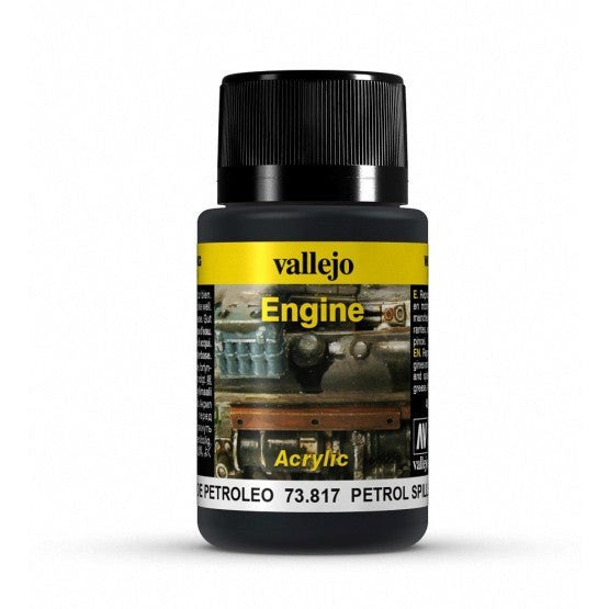 Vallejo AV73817 Weathering Effects Petrol Spills 40 ml