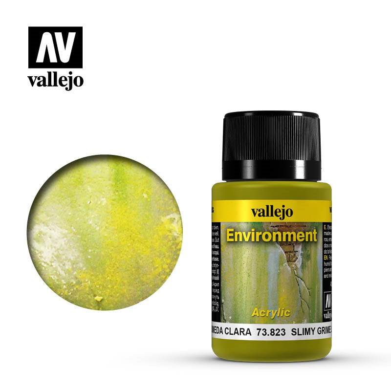 Vallejo AV73823 Weathering Effects Slimy Grime Light 40 ml (8938360209645)