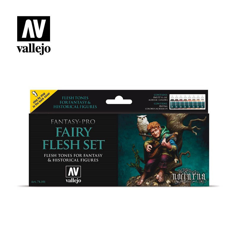 Vallejo AV74101 Game Colour Fairy Flesh 8 Colour Set