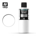 Vallejo AV74600 Surface Primer Colour White 200ml (8938361553133)