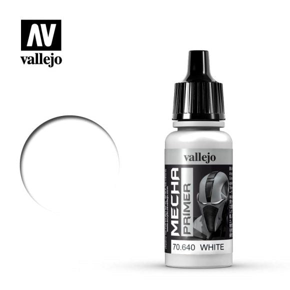 Vallejo AV74640 Mecha Colour White Primer 200ml (8938363486445)