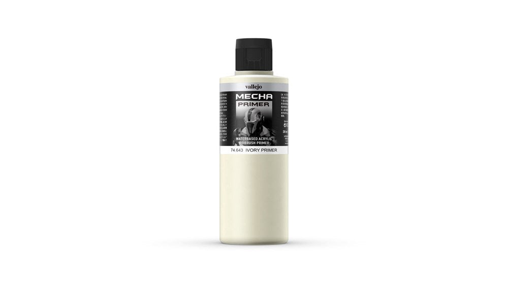 Vallejo AV74643 Mecha Colour Ivory Primer 200ml (8938363715821)