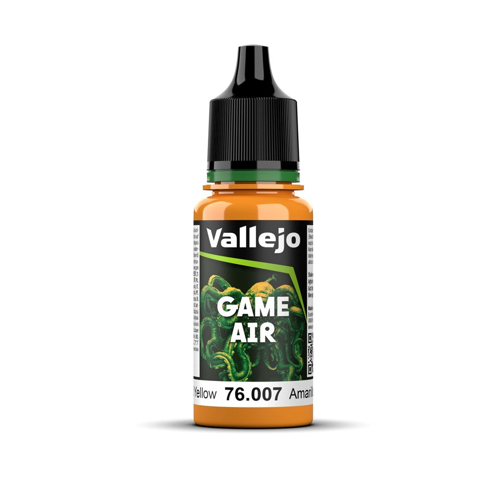 Vallejo AV76007 Game Air Gold Yellow 18 ml (8938364272877)