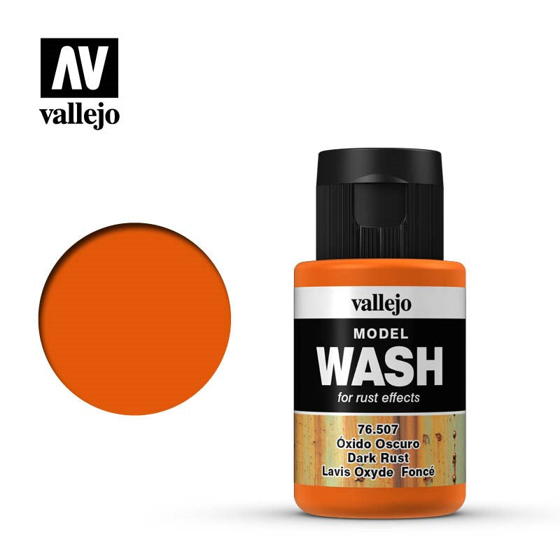 Vallejo AV76507 Model Wash Dark Rust 35 ml