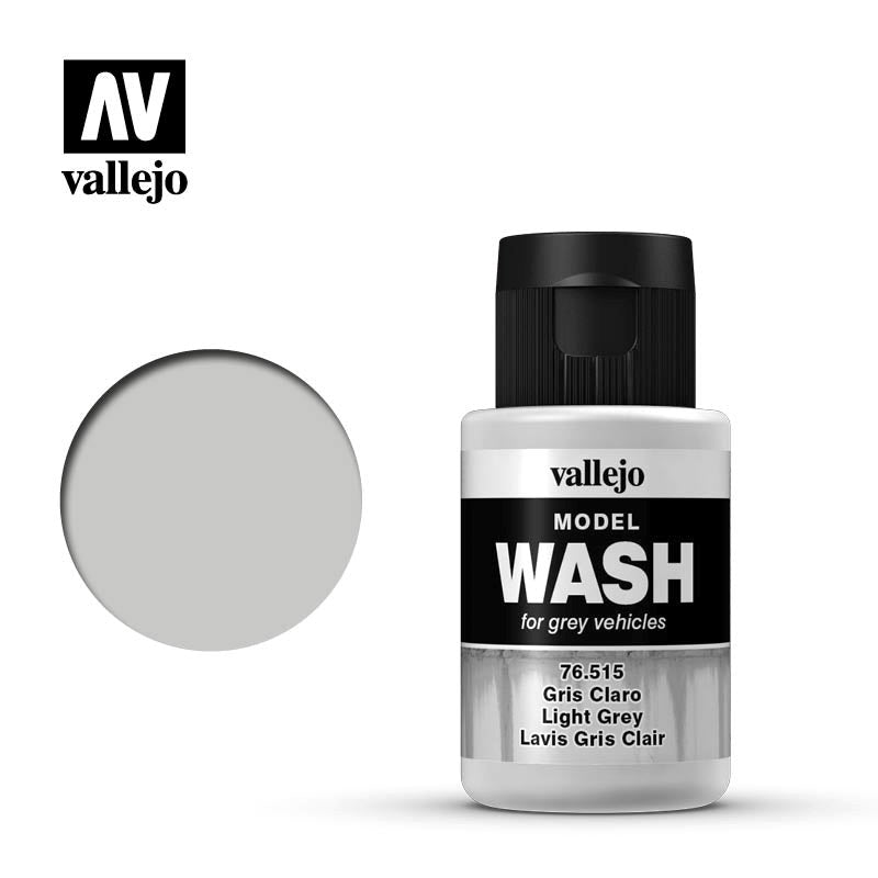 Vallejo AV76515 Model Wash Light Grey 35 ml (8938368106733)