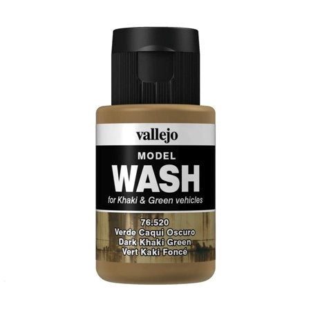 Vallejo AV76520 Model Wash Dark Khaki Green 35 ml (8938368467181)