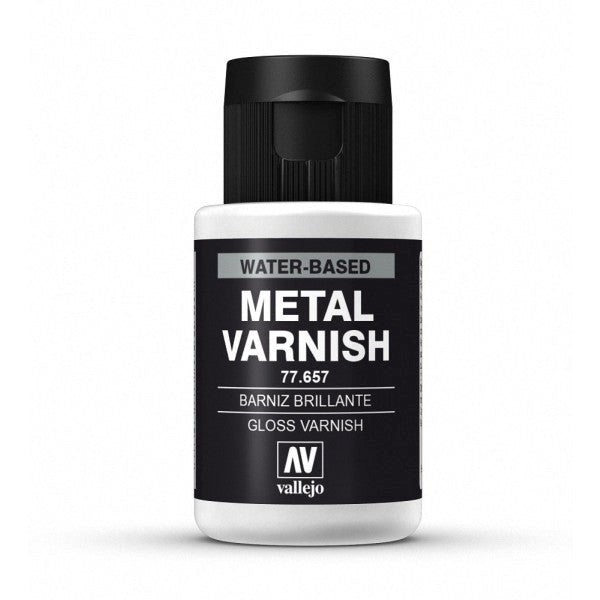 Vallejo AV77657 Gloss Metal Varnish 32ml (8938369777901)