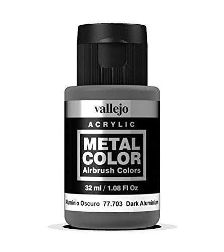 Vallejo AV77703 Metal Colour Dark Aluminium 32ml (8938370466029)