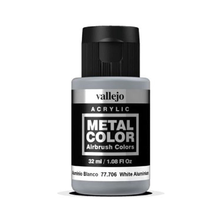 Vallejo AV77706 Metal Colour White Aluminium 32 ml (8938370629869)