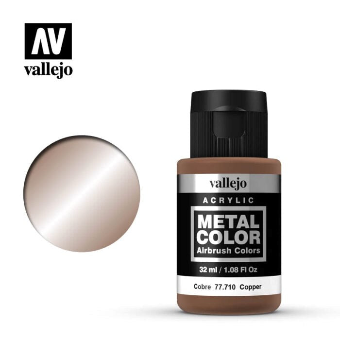 Vallejo AV77710 Metal Colour Copper 32ml (8938370760941)