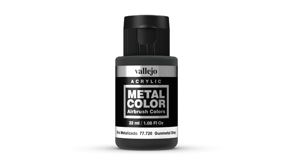 Vallejo AV77720 Metal Colour Gunmetal Grey 32ml (8938371154157)