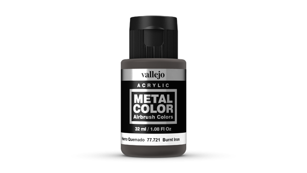 Vallejo AV77721 Metal Colour Burnt Iron 32ml (8938371252461)