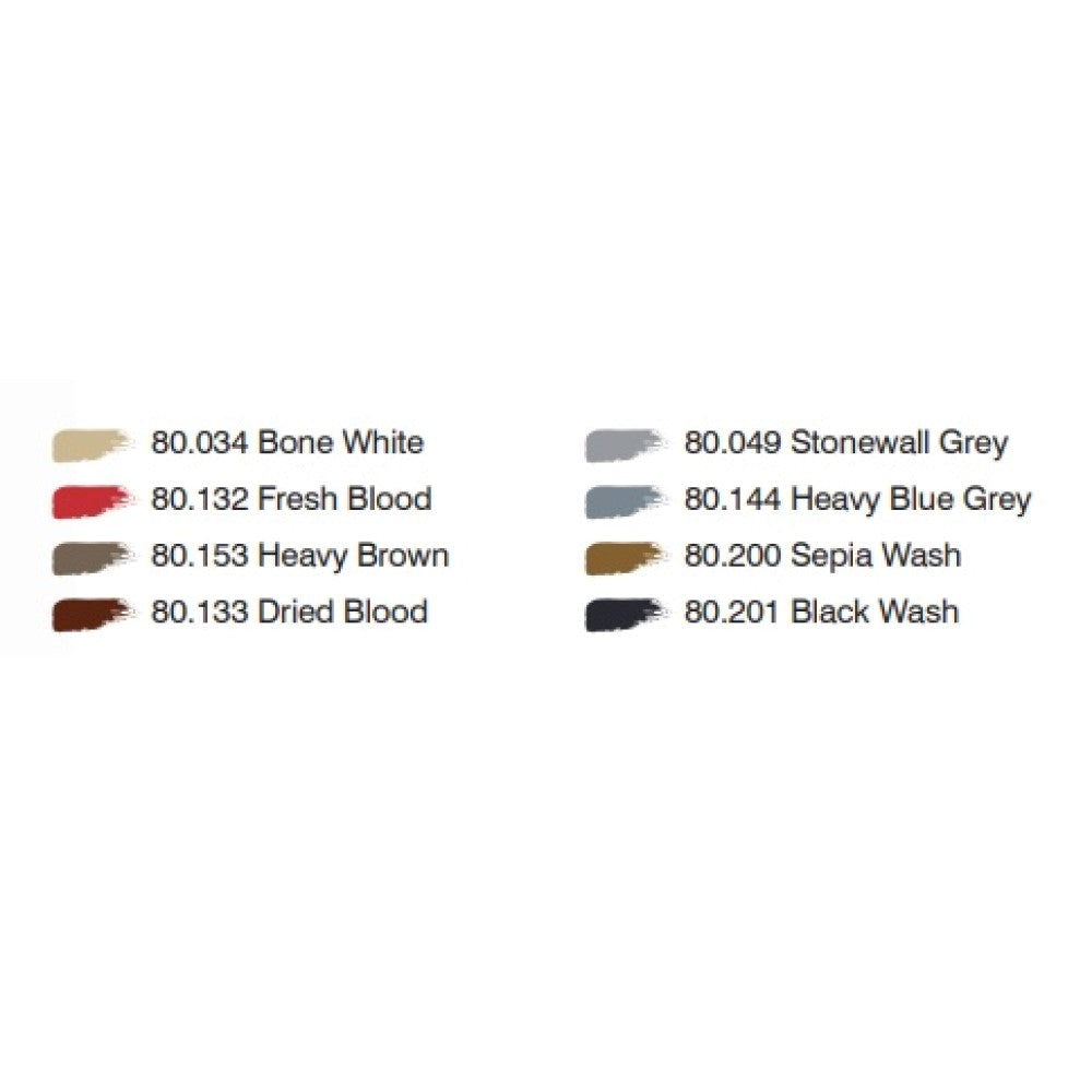 Vallejo AV80251 Wizkids Premium Paint Set Dungeon Depths (8938372104429)