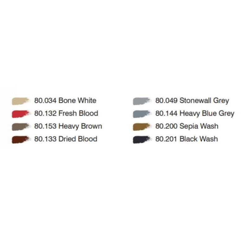 Vallejo AV80251 Wizkids Premium Paint Set Dungeon Depths