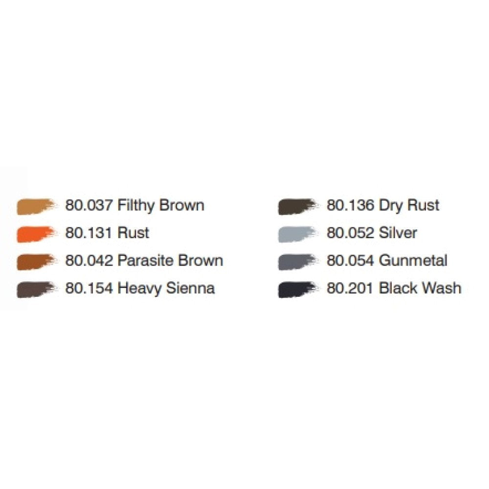 Vallejo AV80256 Wizkids Premium Paint Set Wood & Steel (8938372563181)