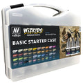 Vallejo AV80260 Wizkids Premium Paint Set Basic Starter Case (8938372923629)