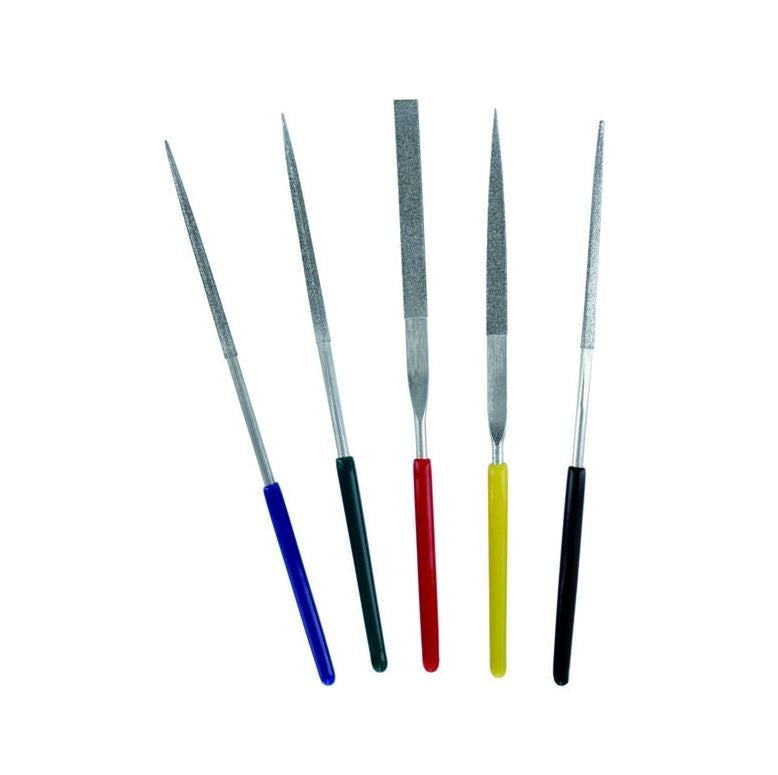 Vallejo AVT03004 Hobby Tools 5pc Diamond File set 100mm (8938373841133)